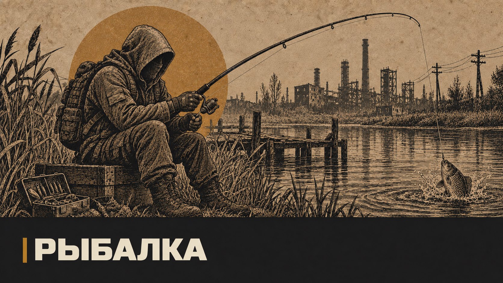 Рыбалка - иллюстрация механики BeerQuest