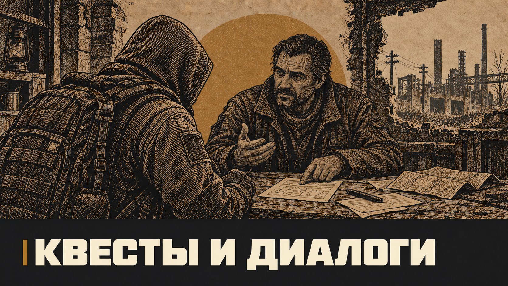 Квесты и диалоги - иллюстрация механики BeerQuest